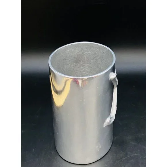 Mariposa Golf Themed 7” Wine Bottle Chiller Holder Polished Aluminum - Picture 8 of 10